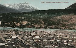 Birdseye View of Skagway, Alaska Postcard Postcard Postcard