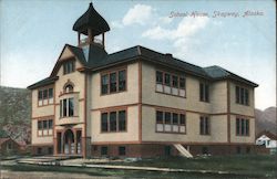 School House Skagway, AK Postcard Postcard 