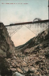 Steel Arch, White Pass and Yukon Route Alaska Postcard Postcard Postcard