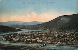 Birdseye View of Dawon, Yukon Territory Postcard