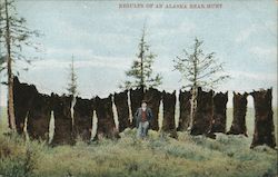 Results of an Alaska Bear Hunt Postcard