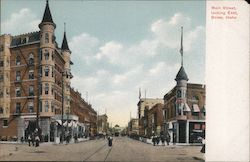 Main Street looking East Postcard