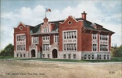 Lincoln School Twin Falls, ID Postcard Postcard Postcard