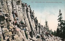 Sheep Eater Cliff, Yellowstone National Park Postcard