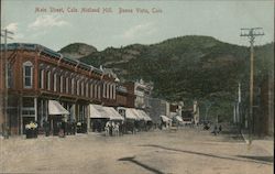 Main Street, Colo. Midland Hill Postcard