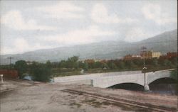 Riverside Park, Showing New Bridge Salida, CO Postcard Postcard Postcard