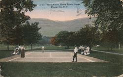 Lawn Tennis Court - Stony Brook House Postcard