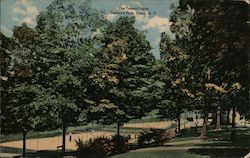 The Tennis Courts, Oaklawn Park Postcard