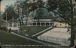 View from Ball Room of Hotel Hot Springs, VA Postcard Postcard Postcard