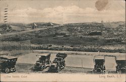 The Tennis Court Long Beach, NY Postcard Postcard Postcard