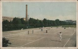 Tennis Courts for Employees, The National Cash Register Co. Postcard