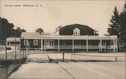 Tennis House Millbrook, NY Postcard Postcard Postcard