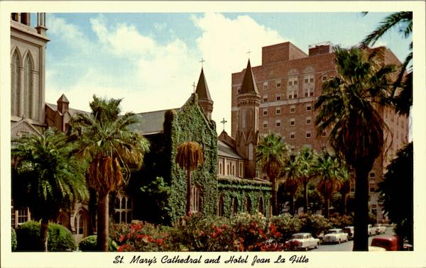 St. Mary's Cathedral And Hotel Jean La Fitte Galveston Texas