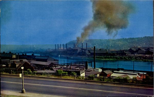 The Steel Mills Of Pittsburgh Pennsylvania