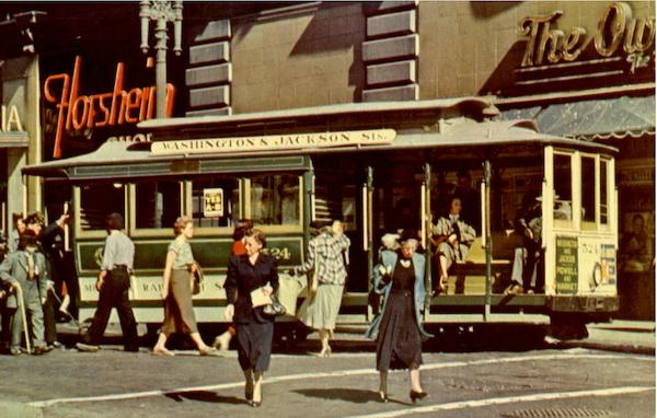 Cable Cars On Turntable Trolleys & Streetcars