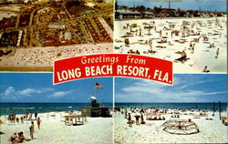 Greetings From Long Beach Resort Panama City Beach, FL Postcard Postcard