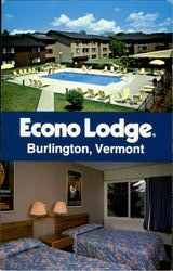 Econo Lodge, 1076 Williston Road Postcard