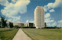 State Capitol Building Located At Bismarck Postcard