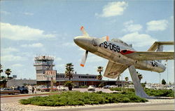 Kern County Airport Bakersfield, CA Postcard Postcard