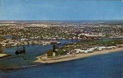 Hillsboro Lighthouse And Inlet Postcard