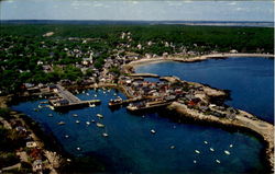 Air View Of Bearskin Neck Rockport, MA Postcard Postcard