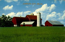 Carson City Michigan Postcard Postcard