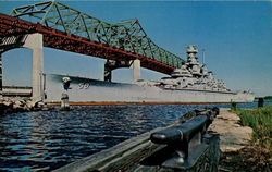 USS Massachusetts Battleships Postcard Postcard