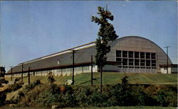 Regimental Drill Hall, U. S. Naval Training Center Postcard