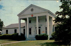 American Red Cross Field House Postcard