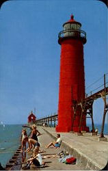 Visit The Grand Haven Michigan Postcard Postcard