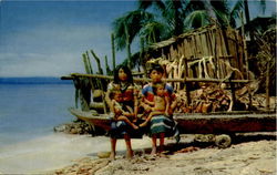 San Blas Indians Panama Postcard Postcard