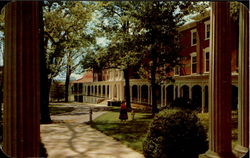 Main Hall , Hollins College Postcard