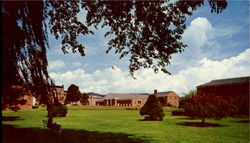 Campus Scene Brevard College Postcard