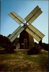 Eastham Windmill Massachusetts Postcard Postcard