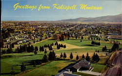 Greetings From Kalispell Postcard