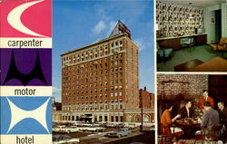 Carpenter Motor Hotel Postcard