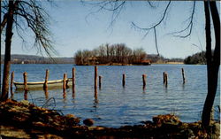 Early Spring On Swartswood Lake, Sussex County New Jersey Postcard Postcard