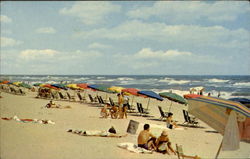 Sun Sand And Water At Gulf Shore Postcard