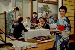 Bush Garden Restaurant Postcard