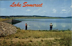 Lake Somerset Pennsylvania Postcard Postcard