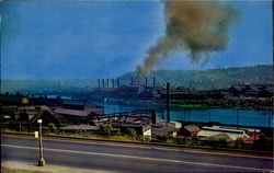 The Steel Mills Of Pittsburgh Postcard