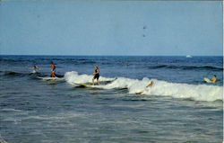Surfing Myrtle Beach, SC Postcard 