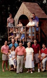 Doyle And Becky Corman With Family Postcard