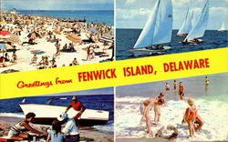 Greetings From Fenwick Island Delaware Postcard Postcard