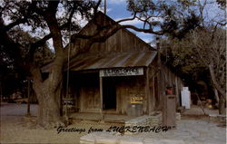 Greetings From Luckenbach Postcard