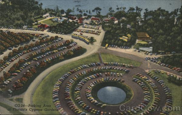 Parking Area at Florida's Cypress Gardens