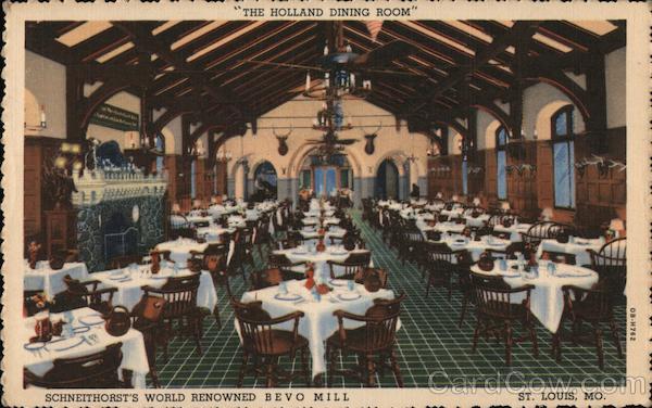 The Holland Dining Room, Bevo Mill St. Louis Missouri