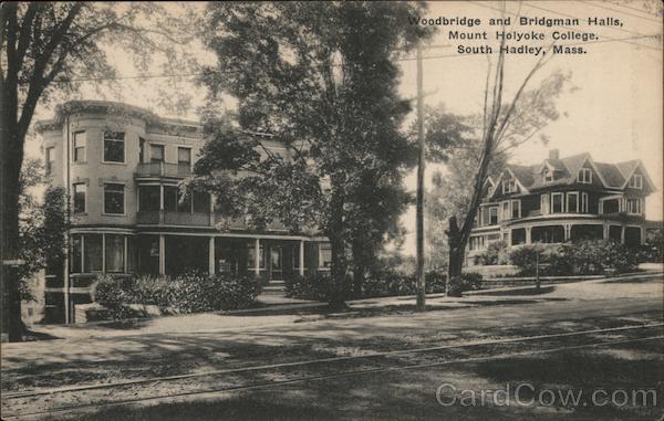 Woodbridge and Bridgman Halls, Mount Holyoke College South Hadley Massachusetts