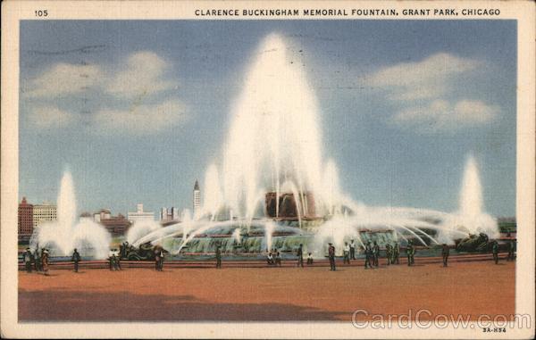 Clarence Buckingham Memorial Fountain, Grant Park Chicago Illinois