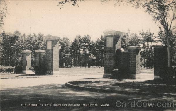 The President's Gate, Bowdoin College Brunswick Maine